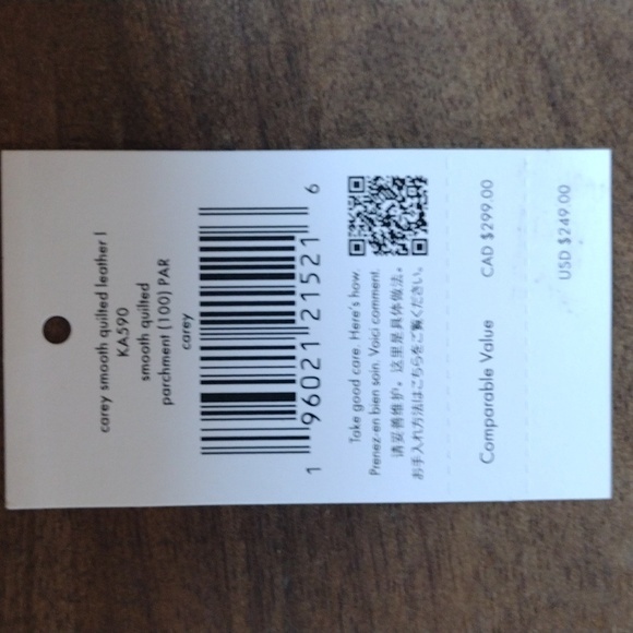 Kate Spade Wallet Quilted Leather Zip-Around Continental NWT - Picture 6 of 16